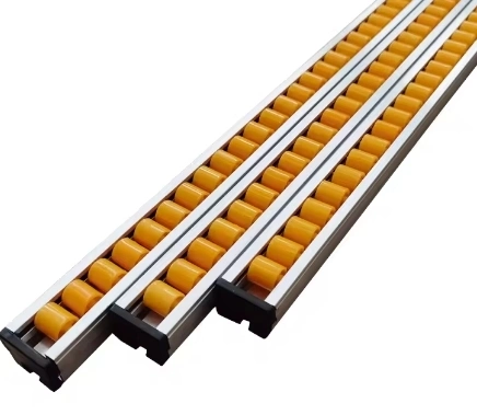 Rubber Roller Track Storage Racks for Shelf Mechanical Transmission